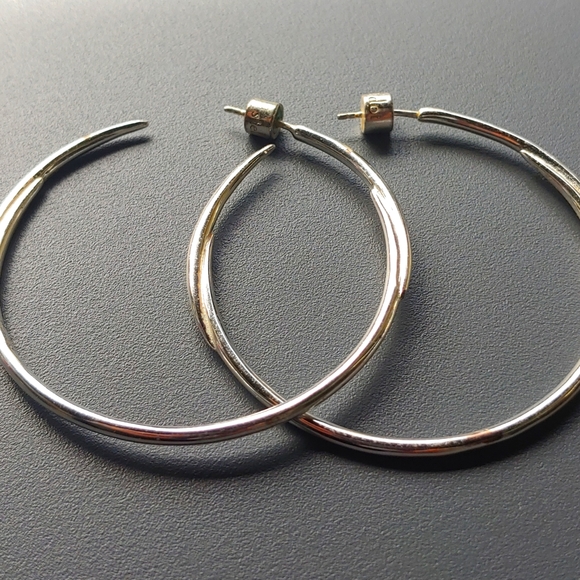 Stella & Dot | Hoop Earrings | Silver - Picture 2 of 5